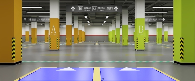 停车区域标注